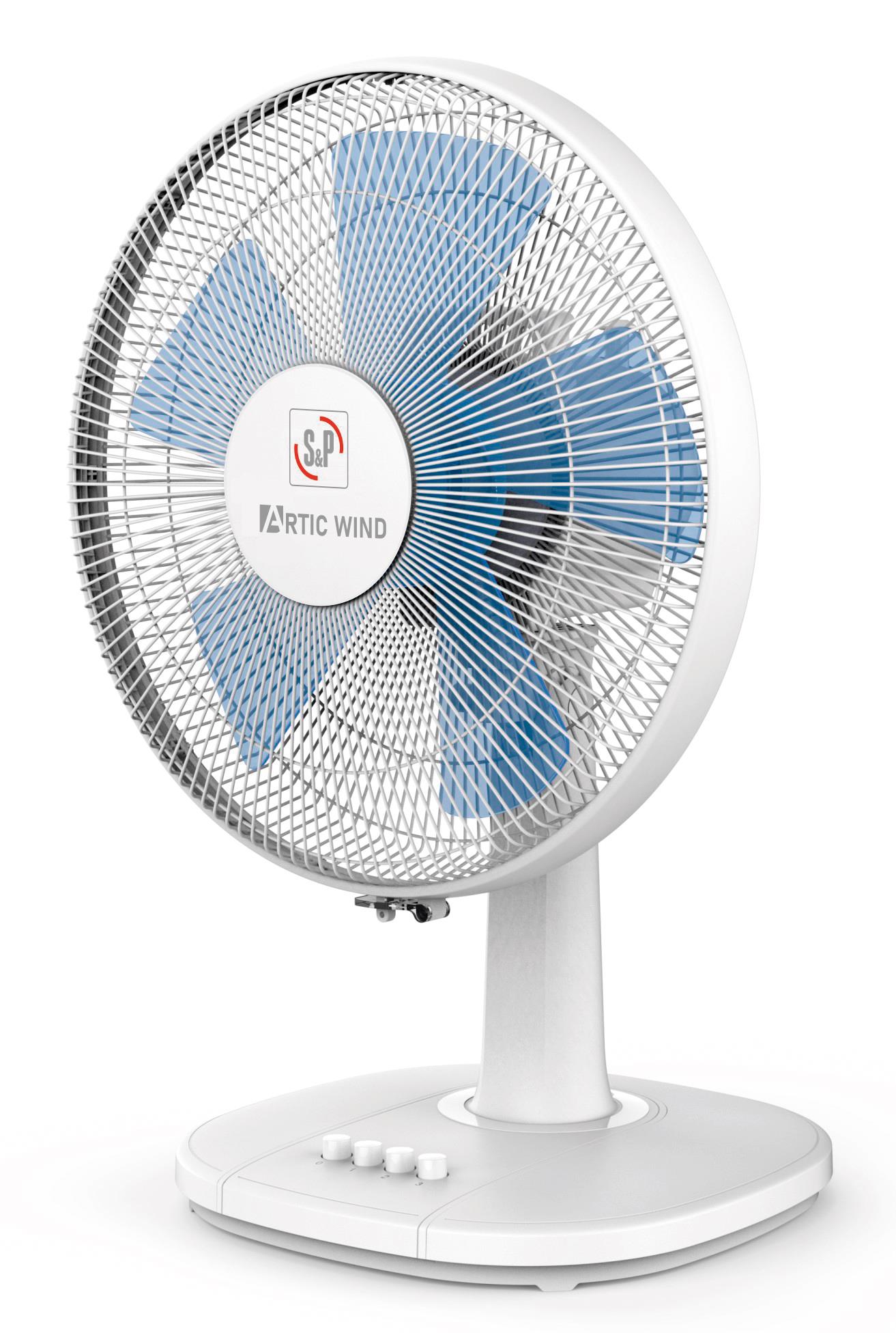 Ventilador de sobremesa SP ARTIC WIND250, 5A, 22 cm, 37W